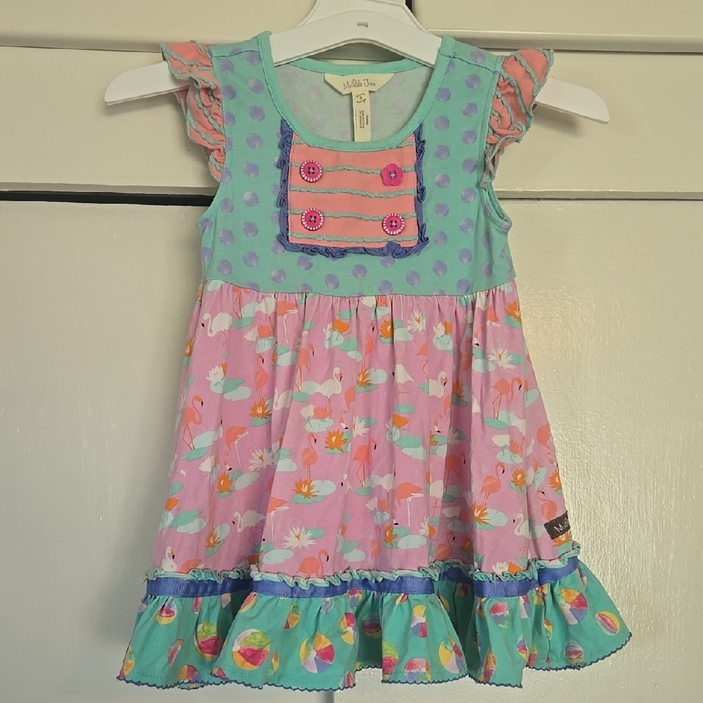 MJ Kids' Flamingo Dress
